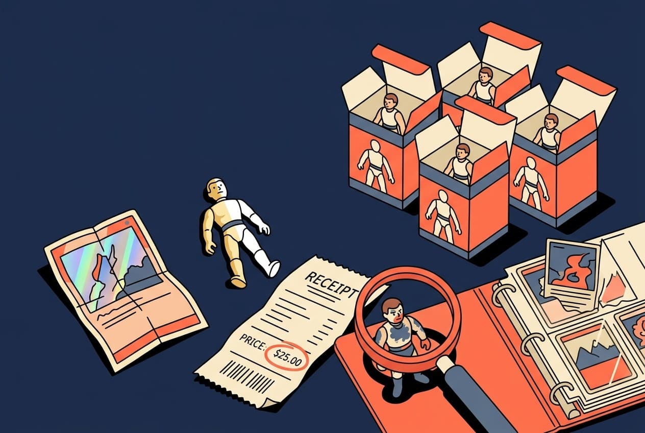 Toy Collectibles being validated for legitimacy and fakes